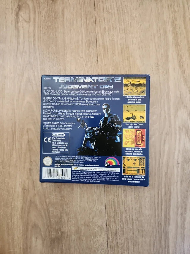 Terminator 2 Game Boy. PAL ESPAÑA