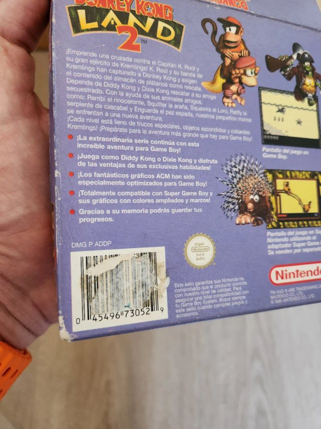 Donkey Kong Land 2 Game Boy Nintendo
